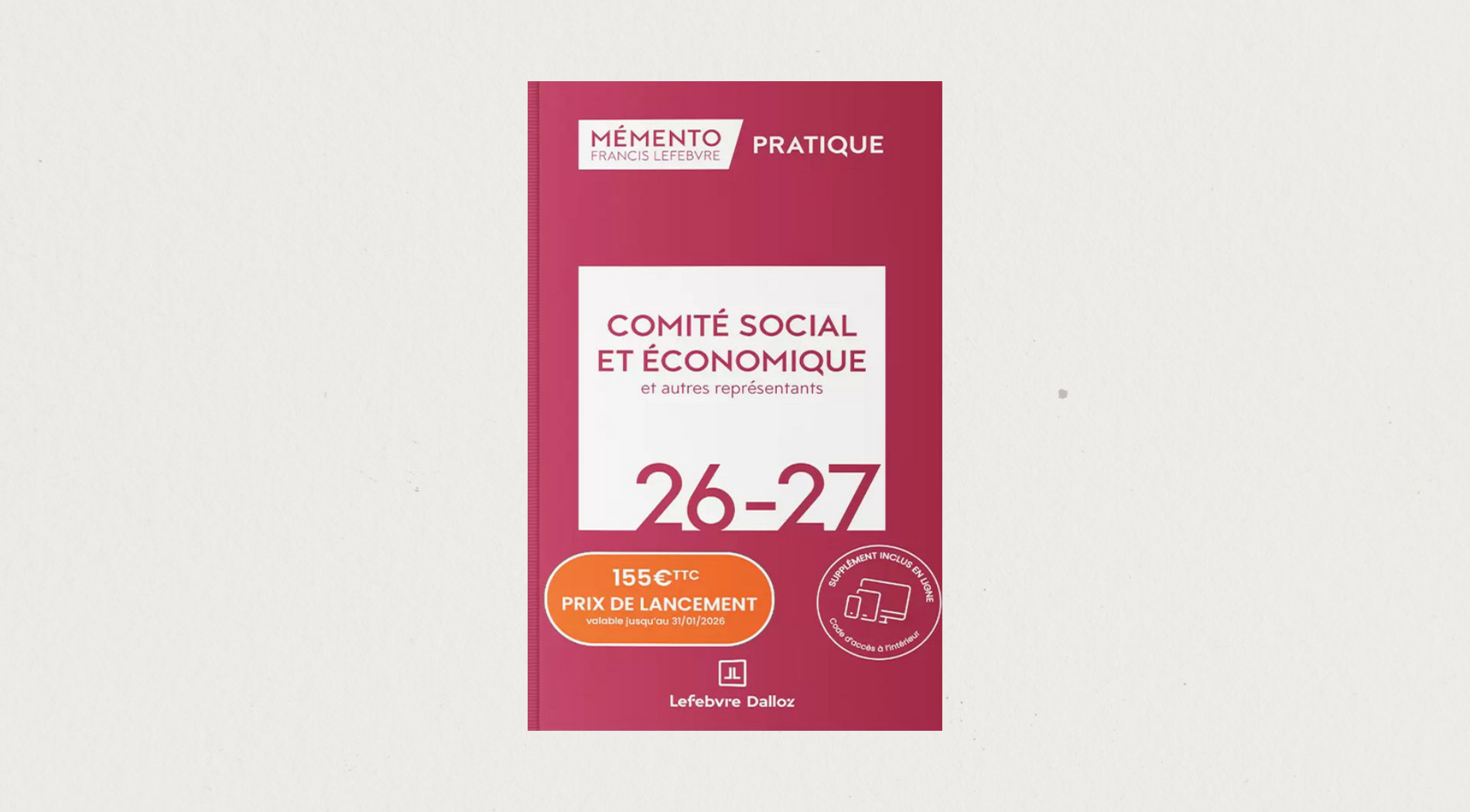 Illustration de l'article Mémento comité social et économique et autres représentants 2026-2027 